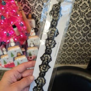 Pink pewter headband